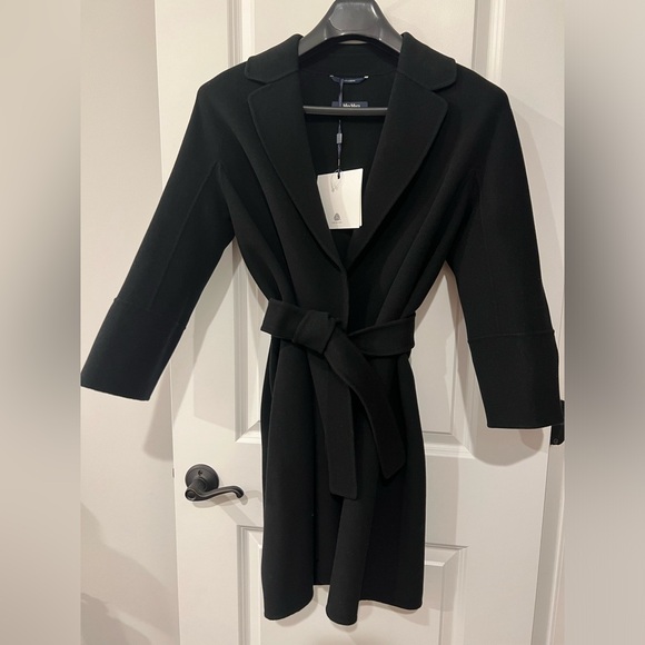 MaxMara black wool coat - Picture 5 of 10
